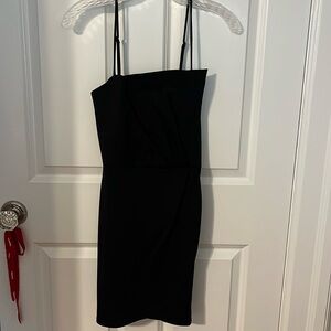 Lulus Black spaghetti strap mini cocktail dress. Size XS worn once gorgeous on!